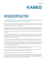 Unsere Risikopolitik