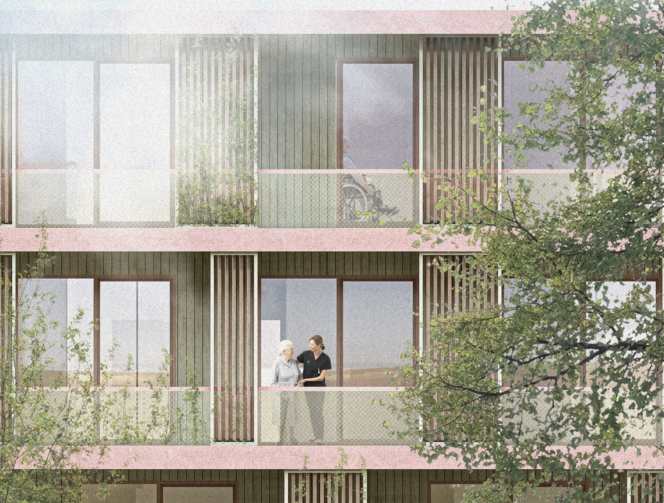 Ansicht Neubau Geriatrie LKH Villach