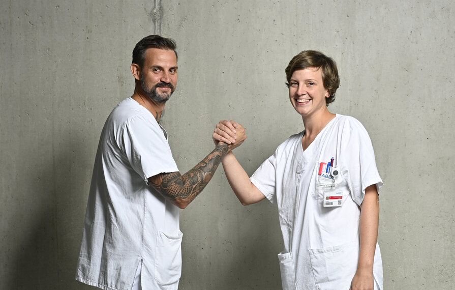 Teamwork bei den Ärzten