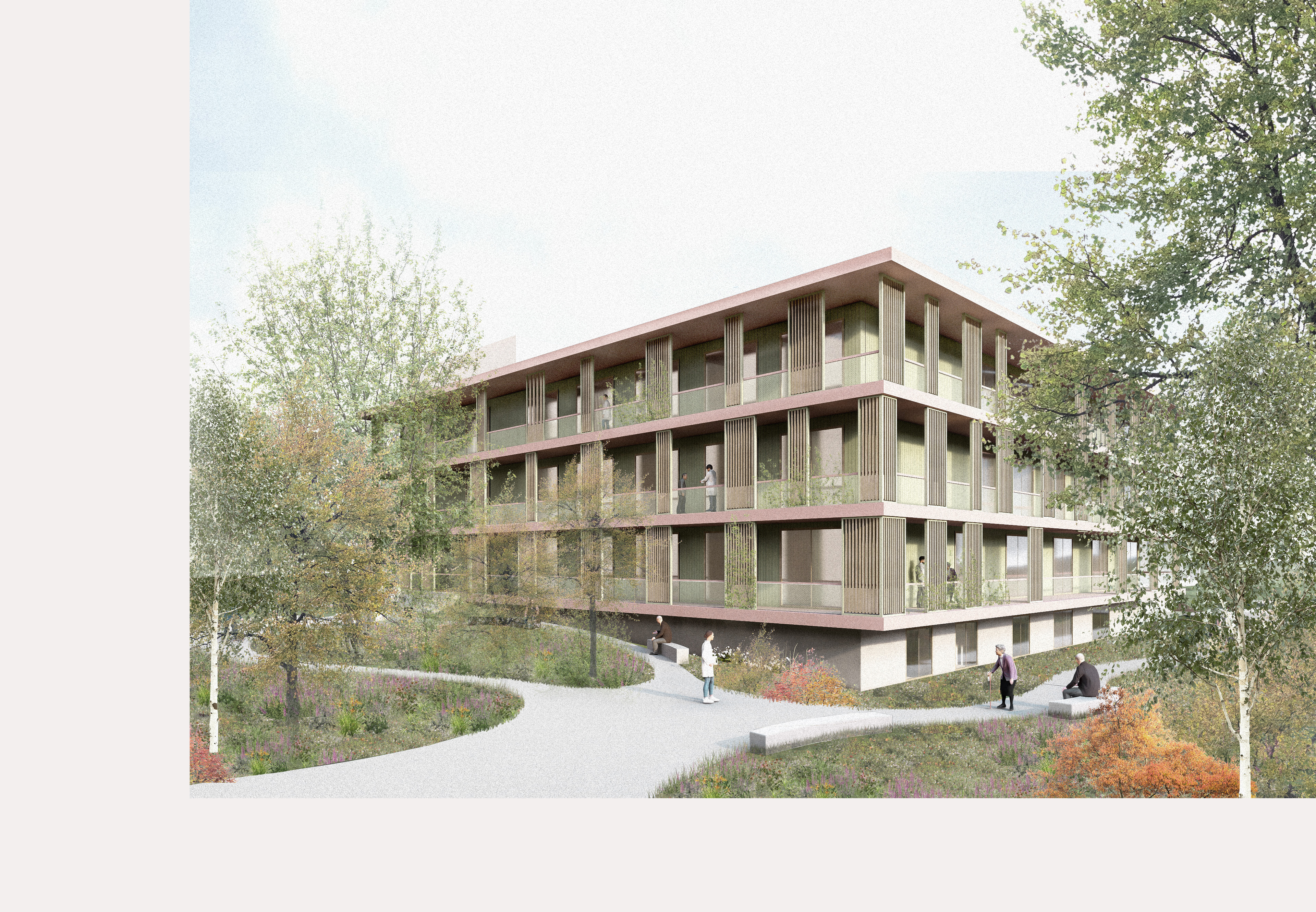 Ansicht Neubau Geriatrie LKH Villach